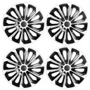 16-дюймовые колпаки Strong White — черные, комплект из 4 штук, универсальные для дисков