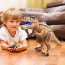 INTERAKTÍV DINOSZAURUSZ TÁVIRÁNYÍTÓS LED ROBOT Sikít Világít Nem kisfiúk kislányok