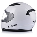 KASK MOTOCYKLOWY LS2 FF353 RAPID II BIAŁY POŁYSK + NIEBIESKA SZYBA Rozmiar L