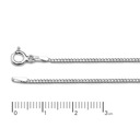 Серебряная цепь AG925 Переход 1,4 мм2,7G55CM