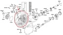 КОРПУС ЗАХИСТ КРИШКА КОРОБКИ ПЕРЕДАЧ РУЛЬВОЇ КОЛОНКИ QUAD ATV KYMCO MXU 300R  (18172075690) фото min 5