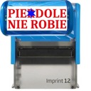 СИНЯЯ АВТОМАТИЧЕСКАЯ ШТАМПА С НАПИСЬЮ F**K DOLE, Я ЭТОГО НЕ ДЕЛАЮ, ЗАБАВНЫЙ ГАДЖЕТ