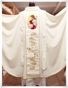 Литургическая готическая chasuble ecru kor/202/05