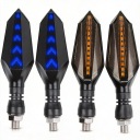 ПОВОРОТНИК МОТОЦИКЛЕТНЫЙ СВЕТОДИОДНЫЕ 17 ДИОД BURSZTYNOWY 12V 4 SZT.  фото 13