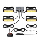 ФАРИ ПОПЕРЕДЖУЮЧІ STROBOSKOPOWE 6 LED (СВІТЛОДІОД) MIGAJACE АВАРІЙНЕ 12V 24V 4 ШТУКИ  (18921539938) фото min 11