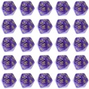 НАБОР ИЗ 25 КУБИКОВ K20 RPG АМЕТИСТОВАЯ ДОЛИНА