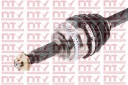 NTY НАПІВВІСЬ ПРИВІДНА - TOYOTA COROLLA 1.4VVTI,1.6VVTI 01-06 /LEWA/  (17512338889) фото min 12