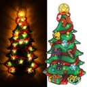 Lampki LED wisząca dekoracja świąteczna choinka 45cm Kod producenta 5903039742598