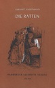 Die Ratten ГЕРХАРТ ГАУПТМАНН