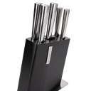 НАБОР СТАЛЬНЫХ НОЖЕЙ + ДЕРЕВЯННАЯ ПОДСТАВКА