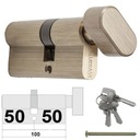 ВСТАВКА ДЛЯ ЗАМКА 50/50 РУЧКА ALUBRASS, ЛАТУНЬ SATY