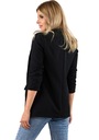 модная женская куртка Black Italian Jacket Elegant Loose XL/42