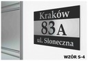 Табличка АДРЕСНАЯ ДОСКА АЛЮМИНИЕВАЯ НОМЕР ДОМА 20х30.