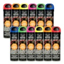 SOPPEC Track Marker геодезическая краска, спрей МИКС цветов, 12 шт.