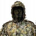 Ghillie Suit Set Hunting Woodland Camo Hooded Kapucňa iné