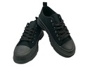 Черные женские кроссовки Creepers на толстой подошве, размер 39
