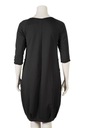 Sukienka dresowa czarna Bombka Rozm 58 Plus size Marka Marzena Efir