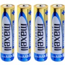 Щелочные батарейки AAA R3 Maxell 4 шт.