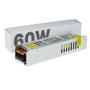 БЛОК ПИТАНИЯ СВЕТОДИОДОВ SLIM 60W 12V 5A МОДУЛЬНЫЙ ТРАНСФОРМАТОР ДЛЯ СВЕТОДИОДНЫХ ЛЕНТ