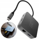 СТАНЦИЯ-концентратор GREEN CELL USB-C 3xUSB HDMI RJ-45 6 в 1