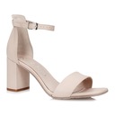 Элегантные босоножки на каблуке Ryłko 7VFT4_T5 бежевые