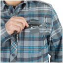 Мужская клетчатая рубашка DEFENDER Mk2 PILGRIM для улицы, прочная синяя клетка