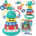 СЛОН ИНТЕРАКТИВНАЯ ПИРАМИДА МУЗЫКАЛЬНАЯ СВЕТОВАЯ ИГРУШКА ДЛЯ ДЕВОЧЕК