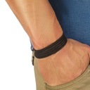 КОЖАНЫЙ БРАСЛЕТ МУЖСКОЙ РЕГУЛИРУЕМЫЙ - SURF PATROL AUSTRALIA КОРИЧНЕВАЯ РЕЗЬБА