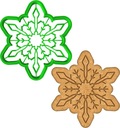 РОЖДЕСТВЕНСКАЯ ФОРМА Для пряников РОЖДЕСТВЕНСКАЯ ФОРМА Снежинка