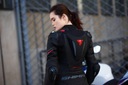 Кожаный мотоциклетный костюм SHIMA MIURA RS BLACK/RED LADY БЕСПЛАТНО
