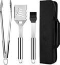 ZESTAW SZTUĆCÓW DO GRILLA AKCESORIA ETUI 3 el