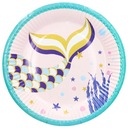 ДНЕВНЫЕ ТАРЕЛКИ РУСАЛКА АРИЭЛЬ 18СМ 6 ШТ.