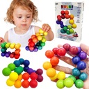 ОБРАЗОВАТЕЛЬНАЯ ЛОГИЧЕСКАЯ ИГРА АНТИСТРЕСС ШАРИКИ МОНТЕССОРИ ПОДАРОК