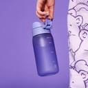 Небольшая герметичная бутылочка для воды фиолетового цвета для детского сада ION8 0,35 л
