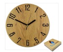 Настенные часы 30 см Bergamo Sun Oak 30Z15B