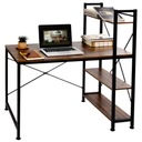 СТОЛ-ЛОФТ С ПОЛКОЙ В ПРОМЫШЛЕННОМ СТИЛЕ 120 x 60 x 120 см L02