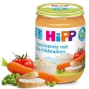 HiPP BIO Рис с овощами и курицей + Омега3