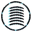 HULA HOP MASUJĄCE Z MAGNESAMI 98CM HMS HHP006 MASAŻER ODCHUDZAJĄCE