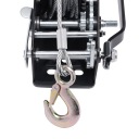 3500 LBS HAND WINCH AVEC CÂBLE ACIER 33 STOP DUAL GEAR WCIAGARKA MANUELLE BIELLE MANUELLEphoto 16