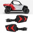 1,75 INCHES UTV Z TYU MIRRORS LATERAL ALUMINUM BLACK REPLACEMENT PL  photo 10