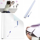 ДОСКА СУХОГО СТИРАНИЯ БОЛЬШАЯ БЕЛАЯ 200x45см САМОКЛЕЯЩАЯСЯ