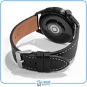 Pasek do Samsung Galaxy Watch 5 PRO 45mm smartwatch czarna opaska 20mm Materiał skóra ekologiczna