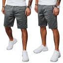 КОРОТКИЕ СПОРТИВНЫЕ ШОРТЫ МУЖСКИЕ, ШОРТЫ ox102 - M