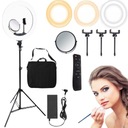 МОЩНАЯ СВЕТОДИОДНАЯ КОСМЕТИЧЕСКАЯ КОЛЬЦО-ЛАМПА RING 46