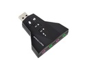 APT AK103D USB Zvuková karta Virtual 7.1 CH Druh karty externý