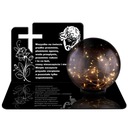 СОЛНЕЧНАЯ СВЕТОДИОДНАЯ ГРАФИЧЕСКАЯ СТАТУЭТКА ДЛЯ КЛАДБИЩА МОГИЛА БОЛЬШОЙ ШАР