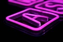 PREYON WASD Purple Eye Bait USB светодиодный игровой неоновый настенный знак