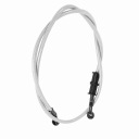 120CM SILVER ENDURO MOTOCIKLAS STEEL BRAKE CLUTCH OIL HOSE ТРОСА  фото 8