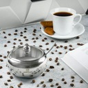 Cukiernica stalowa z łyżeczką srebrna Połysk cukierniczka KINGHOFF Informacje dodatkowe możliwość mycia w zmywarce