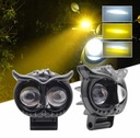 JUEGO 2 PIEZAS HALÓGENO FARO EN FUNCIONAMIENTO SOWA DIODO LUMINOSO LED 24W 12-24 